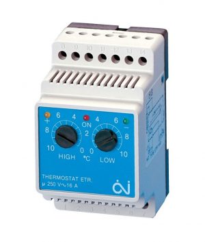 Wimpel termostat for snø- og is-smelteanlegg