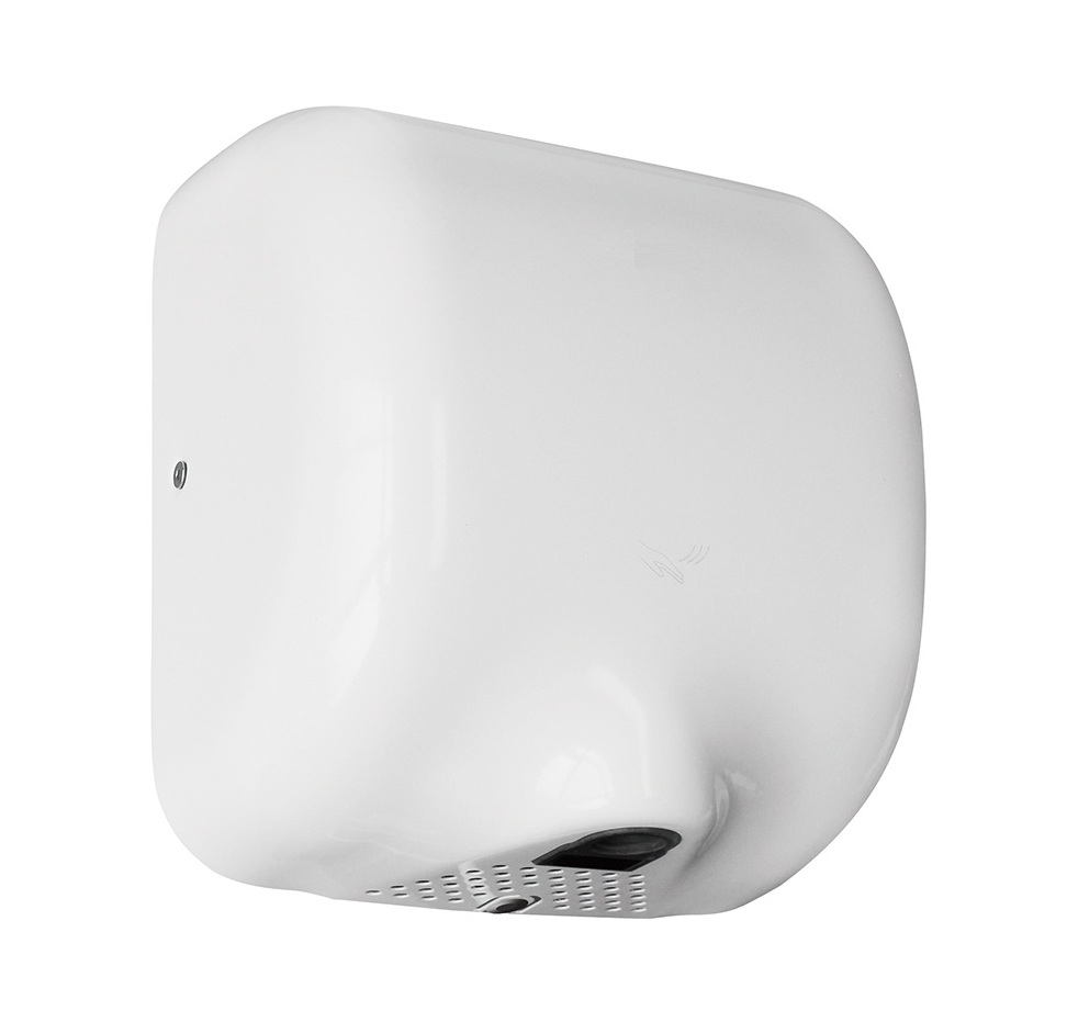 Håndtørker - Wimpel Race 1500W IPX1 hvit - front høyre bunn