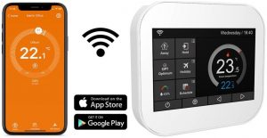 Wimpel Touch Pro WIFI 230V 16A IP20 overflatemontert